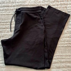 LULULEMON Black Stretch Jersey Athletic Sweatpants Lounge Pants Large